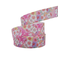 Load image into Gallery viewer, Flowers Grosgrain Ribbon