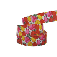 Load image into Gallery viewer, Flowers Grosgrain Ribbon