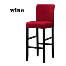 Load image into Gallery viewer, Velvet Plush Bar Chair Cove