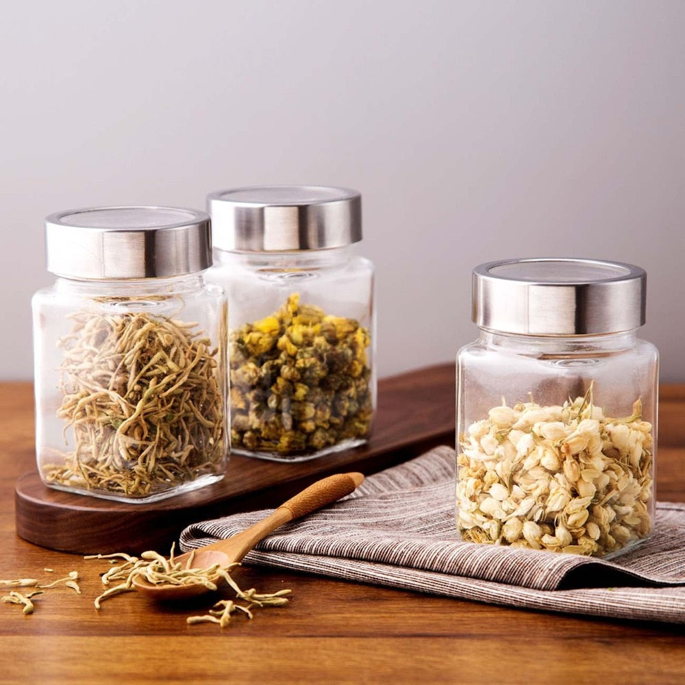 Glass Jar Kitchen Storage