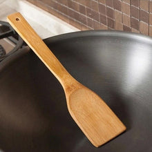 Load image into Gallery viewer, Wood Kitchen Slotted Spatula Spoon